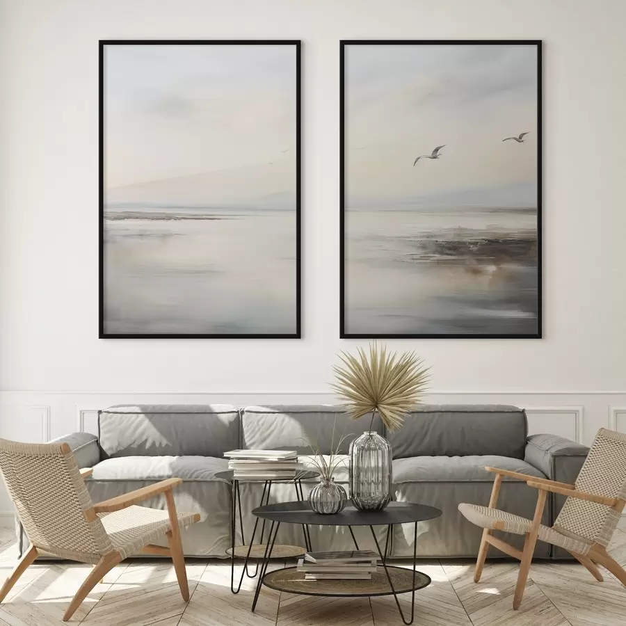 carta da parati Gabbiani sulla spiaggia nr. d00463