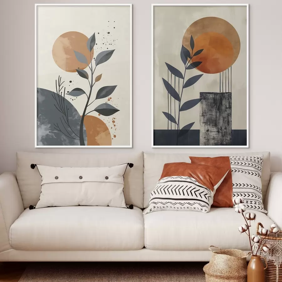 carta da parati Foglie al tramonto nr. d00469