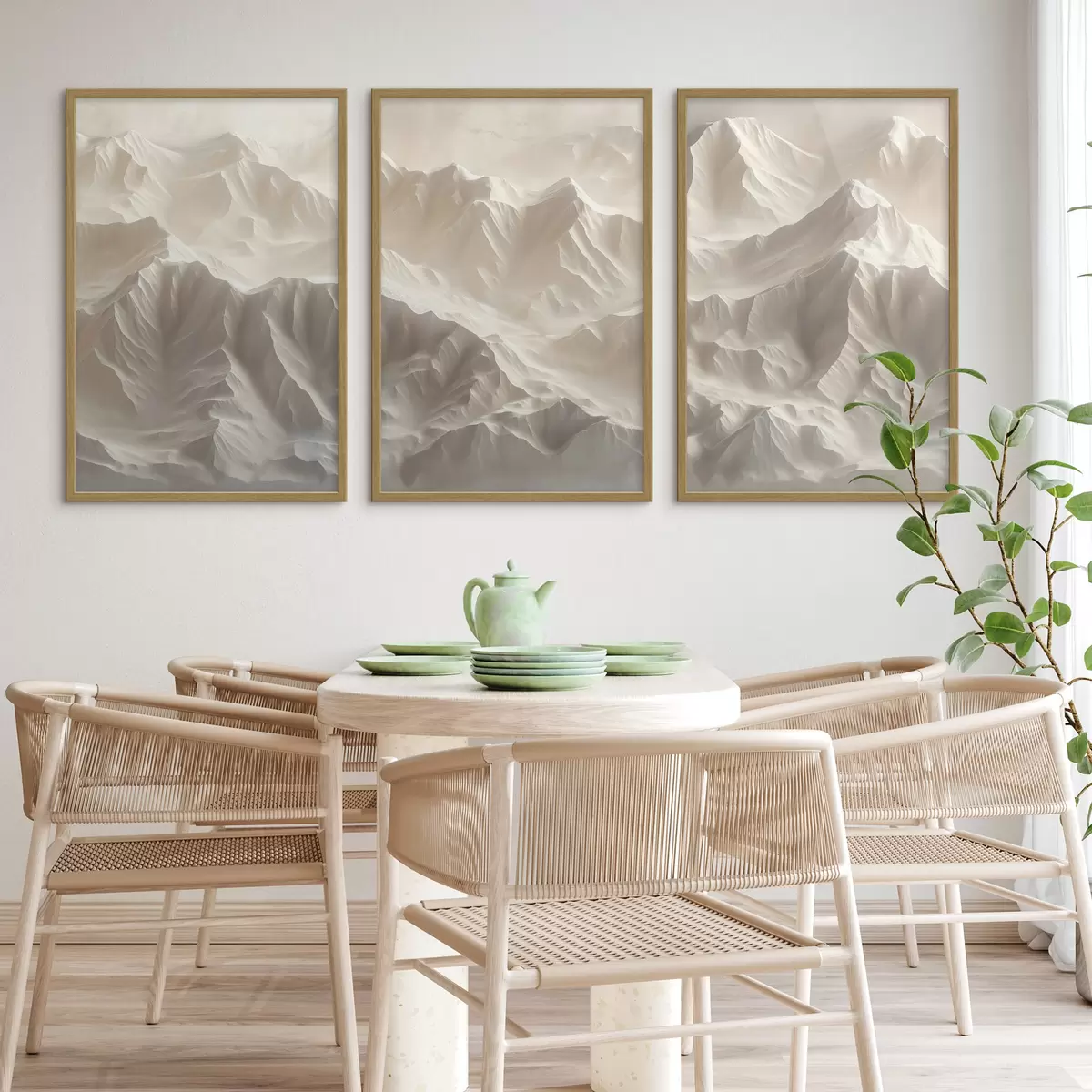 Poster Scogliere bianche d00471