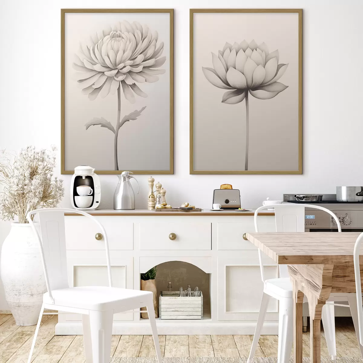 Poster Loto e crisantemo d00475