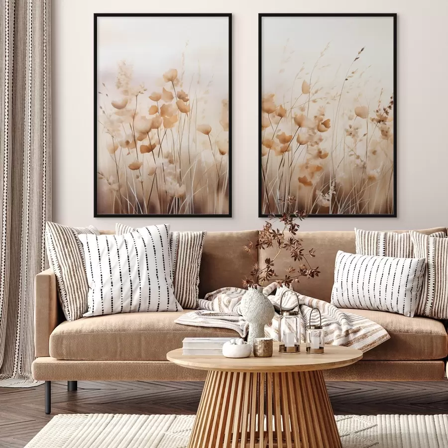 carta da parati Fiori selvatici astratti nr. d00481