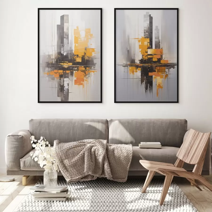 carta da parati Grattacieli astratti nr. d00515