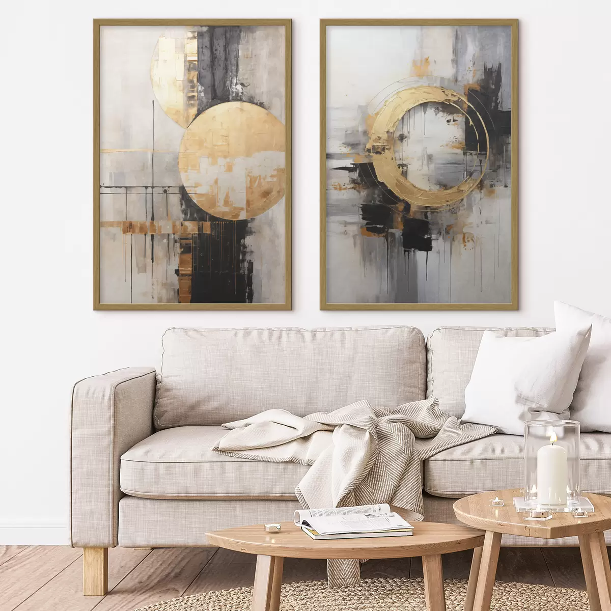 Poster Studi di un sole dorato d00527