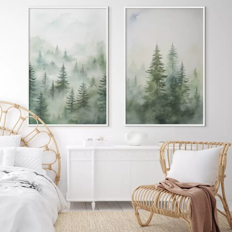 carta da parati Foresta nella nebbia nr. d00534