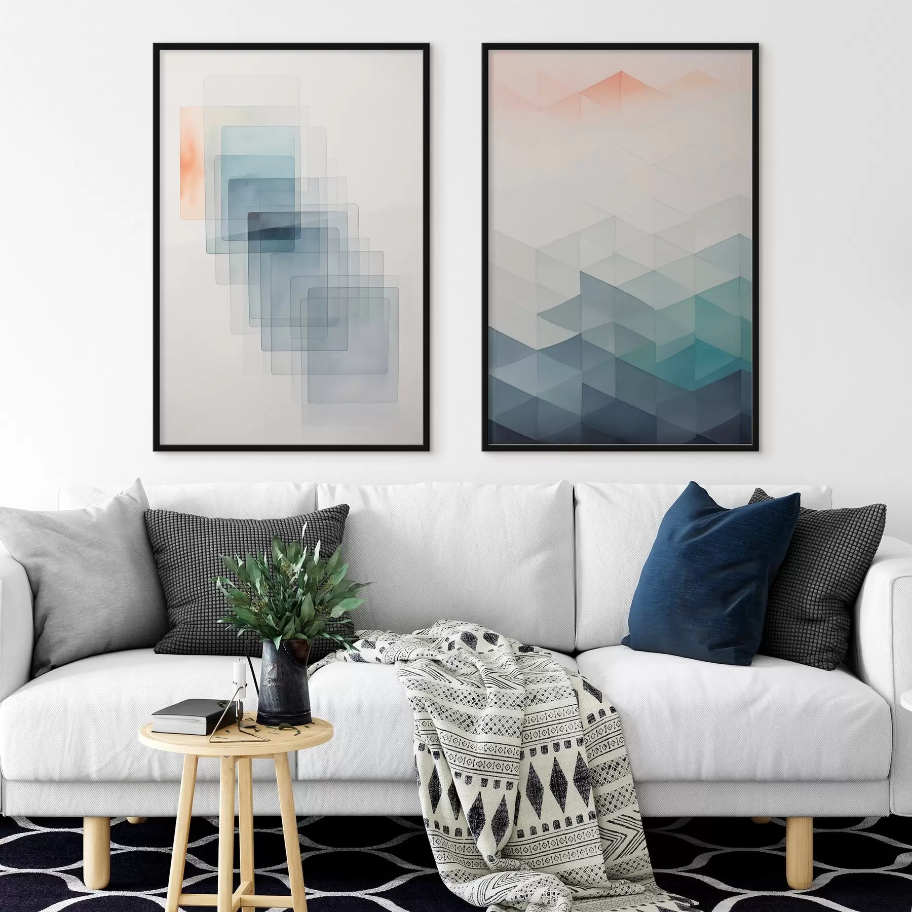 carta da parati Astrazione geometrica moderna nr. d00537