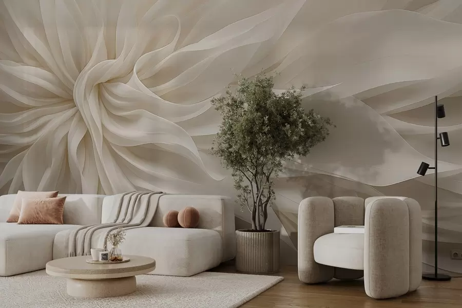 carta da parati Petali di luce di seta nr. w05050