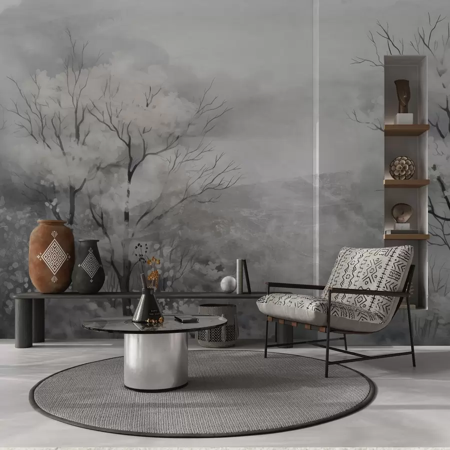 carta da parati Leggero respiro degli alberi nr. w05054