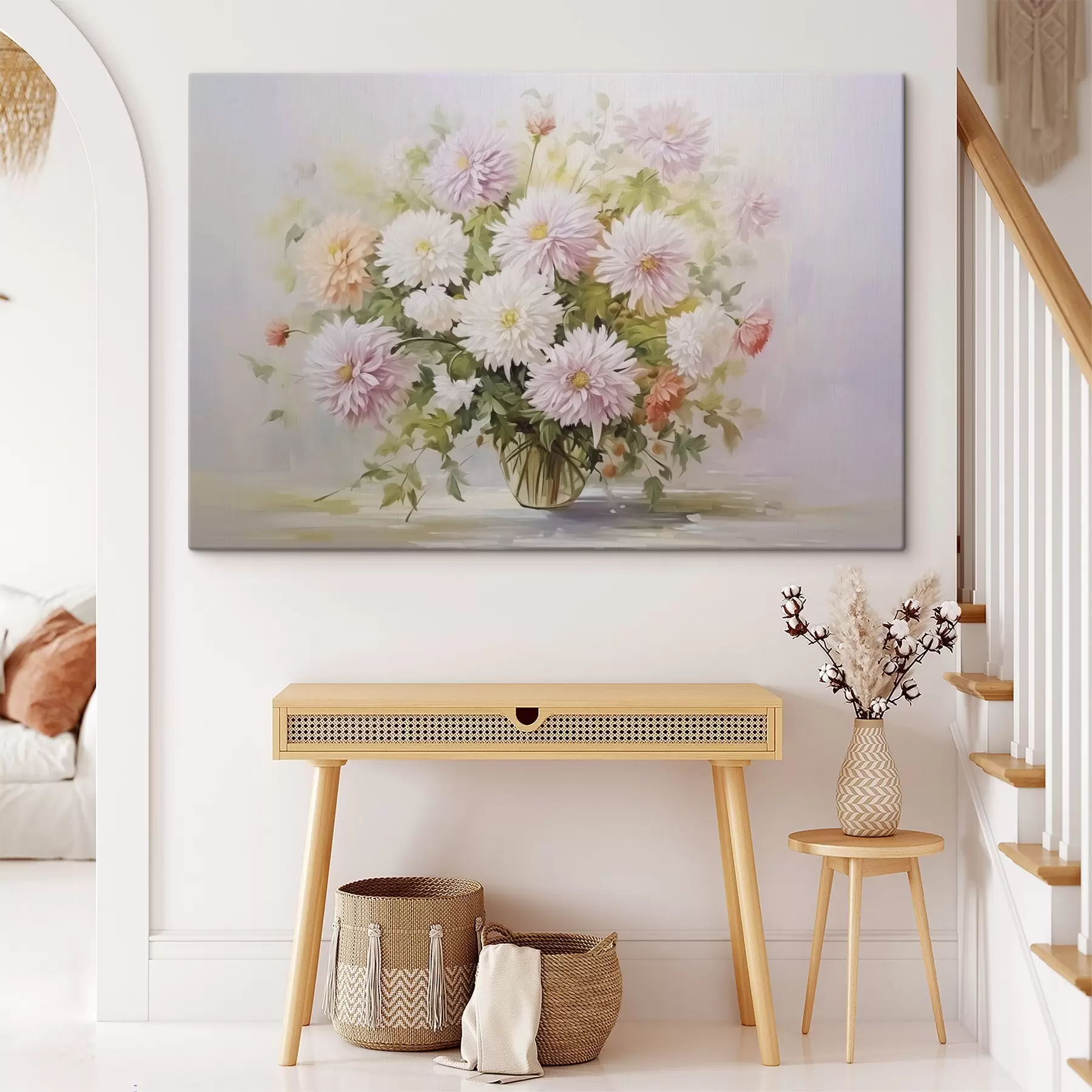 carta da parati Crisantemi in un vaso da fiori nr. s47154