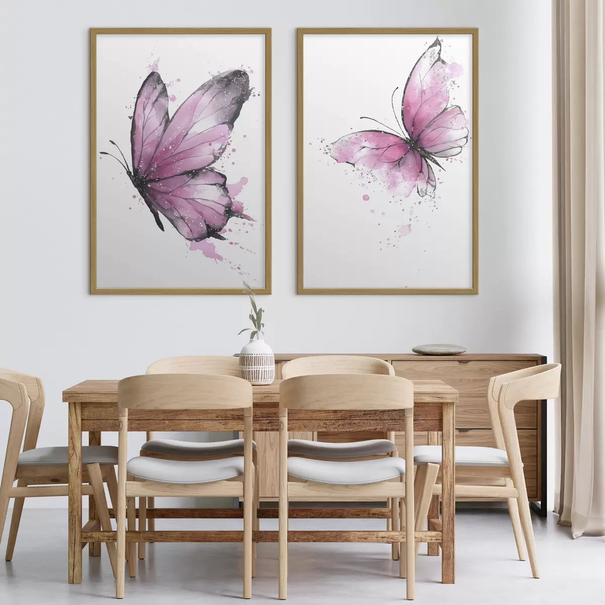 Poster Bellissime farfalle acquerellate d00863