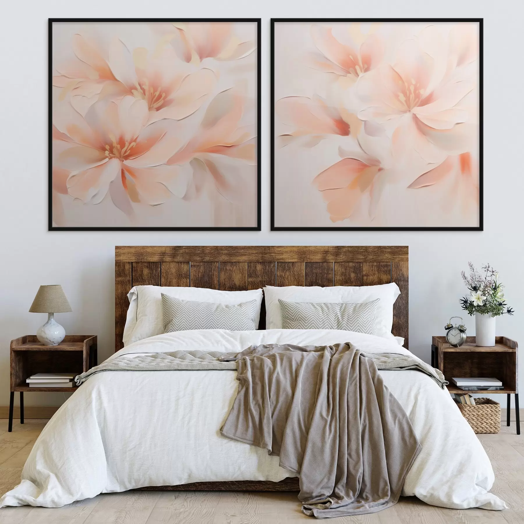 carta da parati Fiori astratti delicati nr. d00789