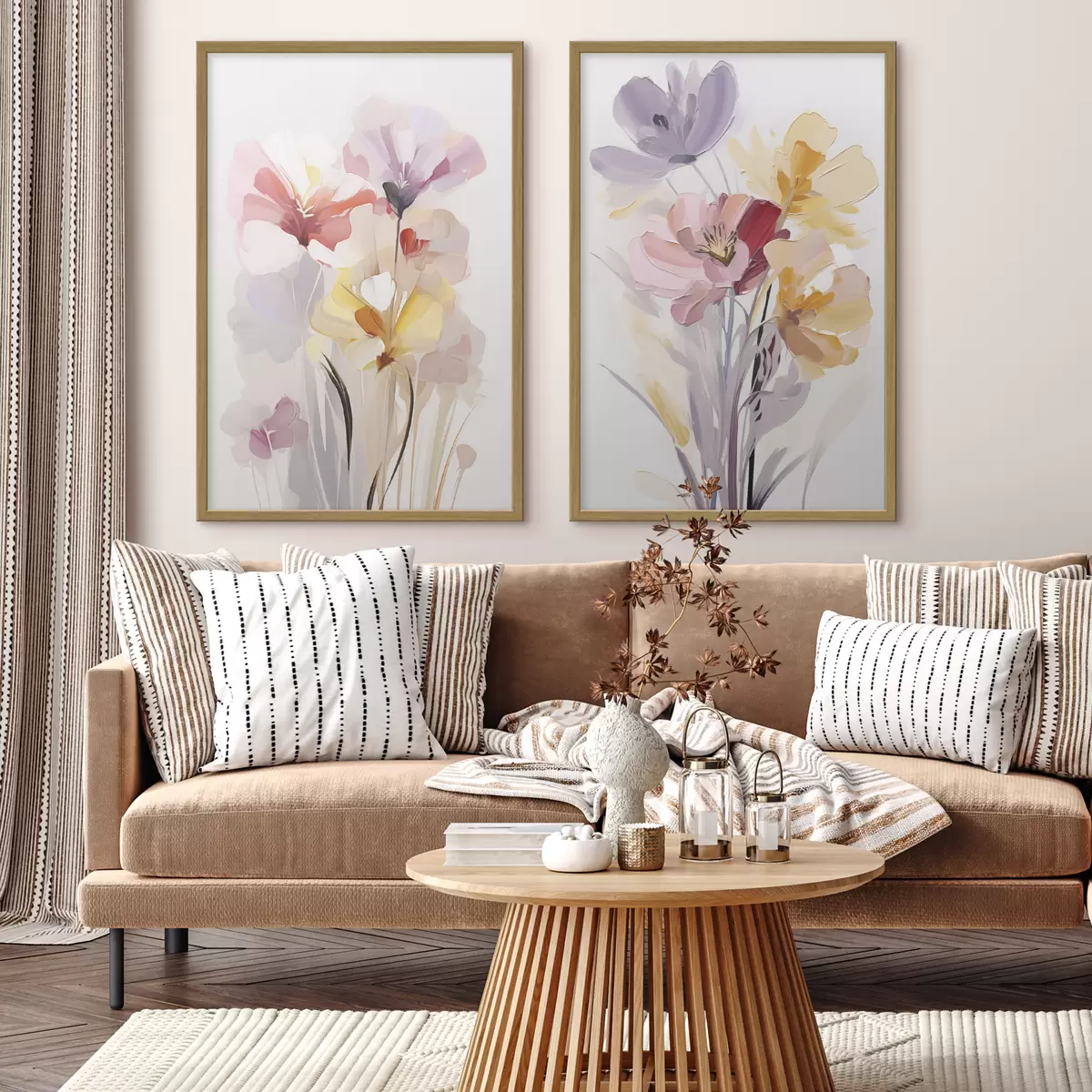 Poster Bouquet di fiori astratto d00910