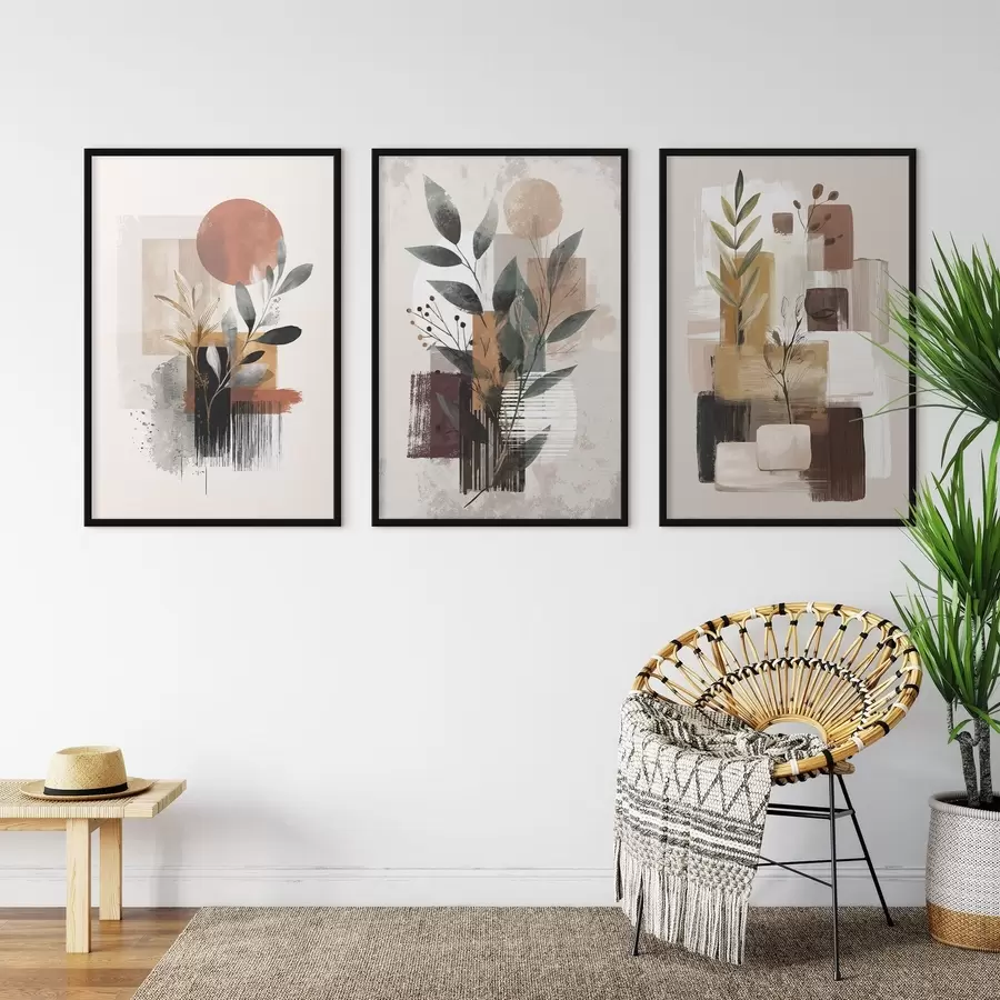 carta da parati Botanica astratta nr. d00926