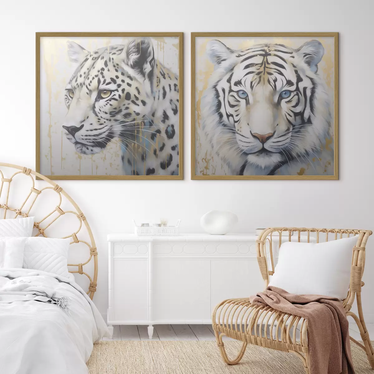 Poster Tigre e leopardo d00995