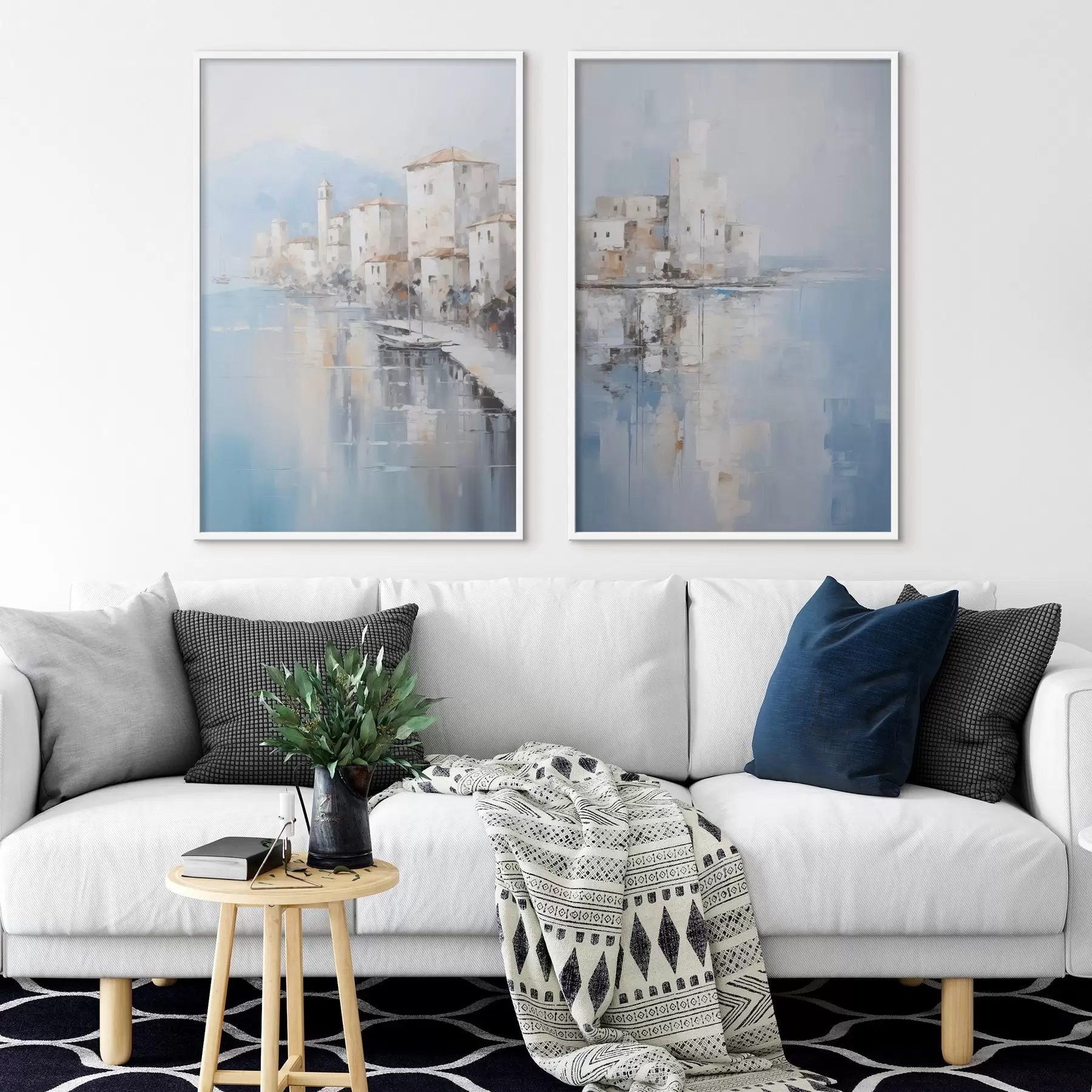 carta da parati Imitazione astratta del paesaggio nella pittura nr. d00997