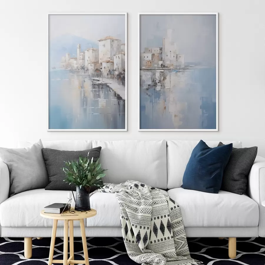 carta da parati Imitazione astratta del paesaggio nella pittura nr. d00997