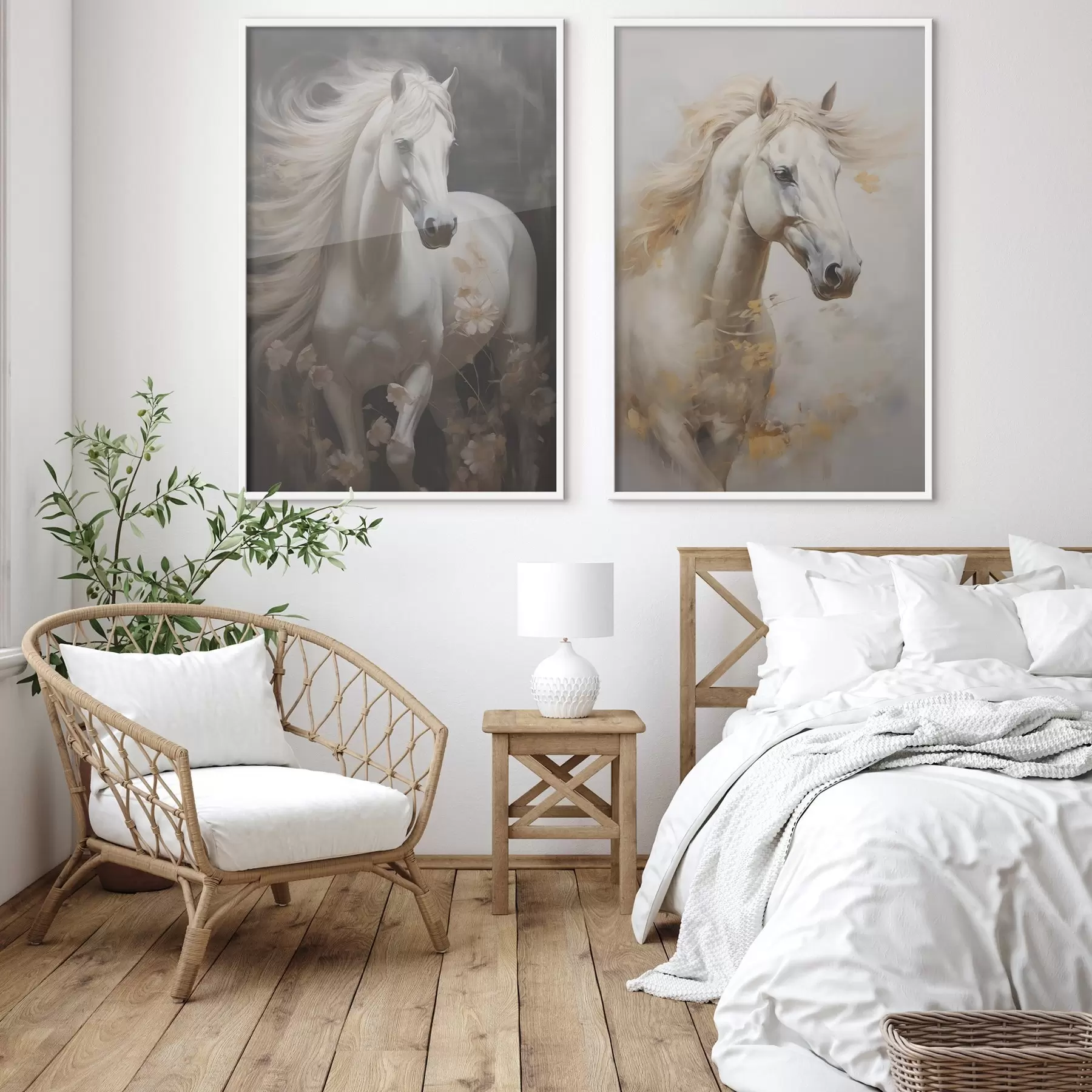 carta da parati Imitazione di un cavallo nella pittura nr. d01000