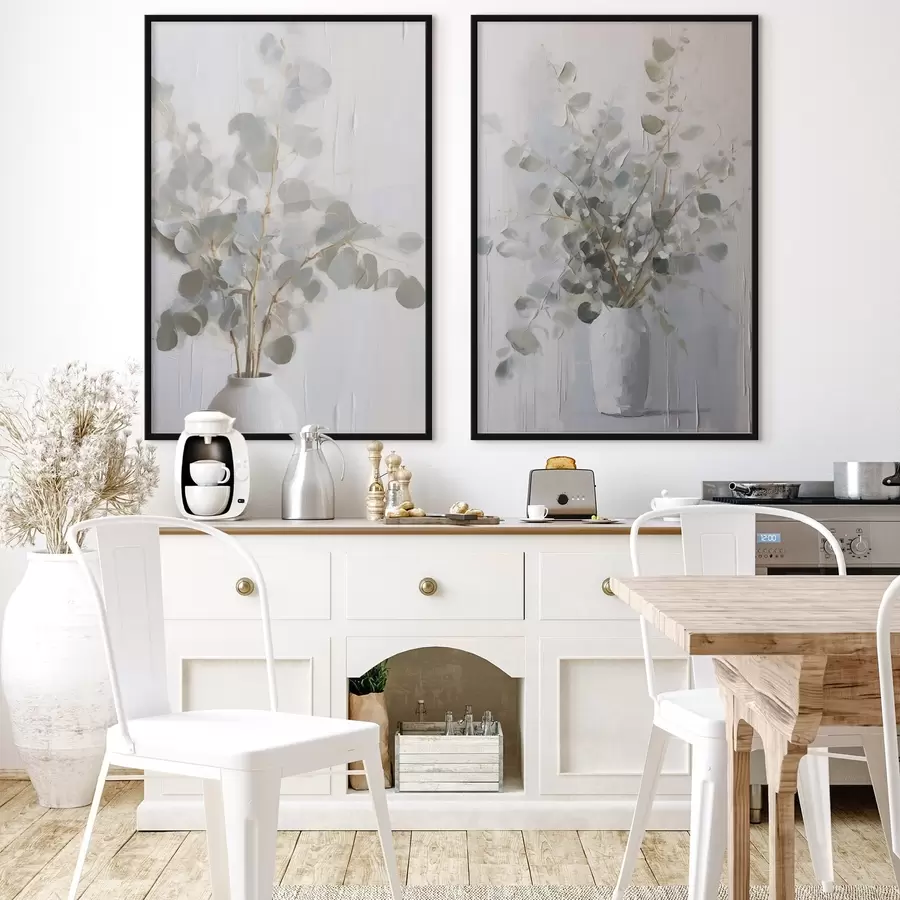 carta da parati Ramoscelli in un vaso, dipinto imitazione nr. d01020