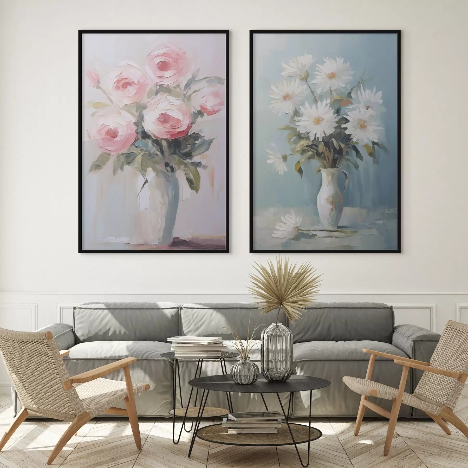 carta da parati Fiori in un vaso, dipinto imitazione nr. d01027