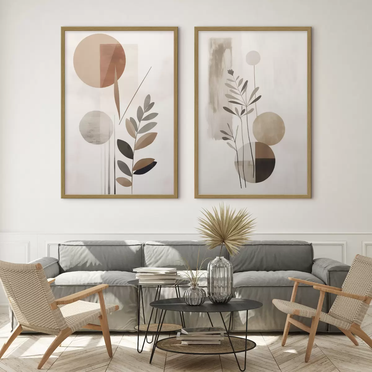 Poster Astrazioni con piante d01036