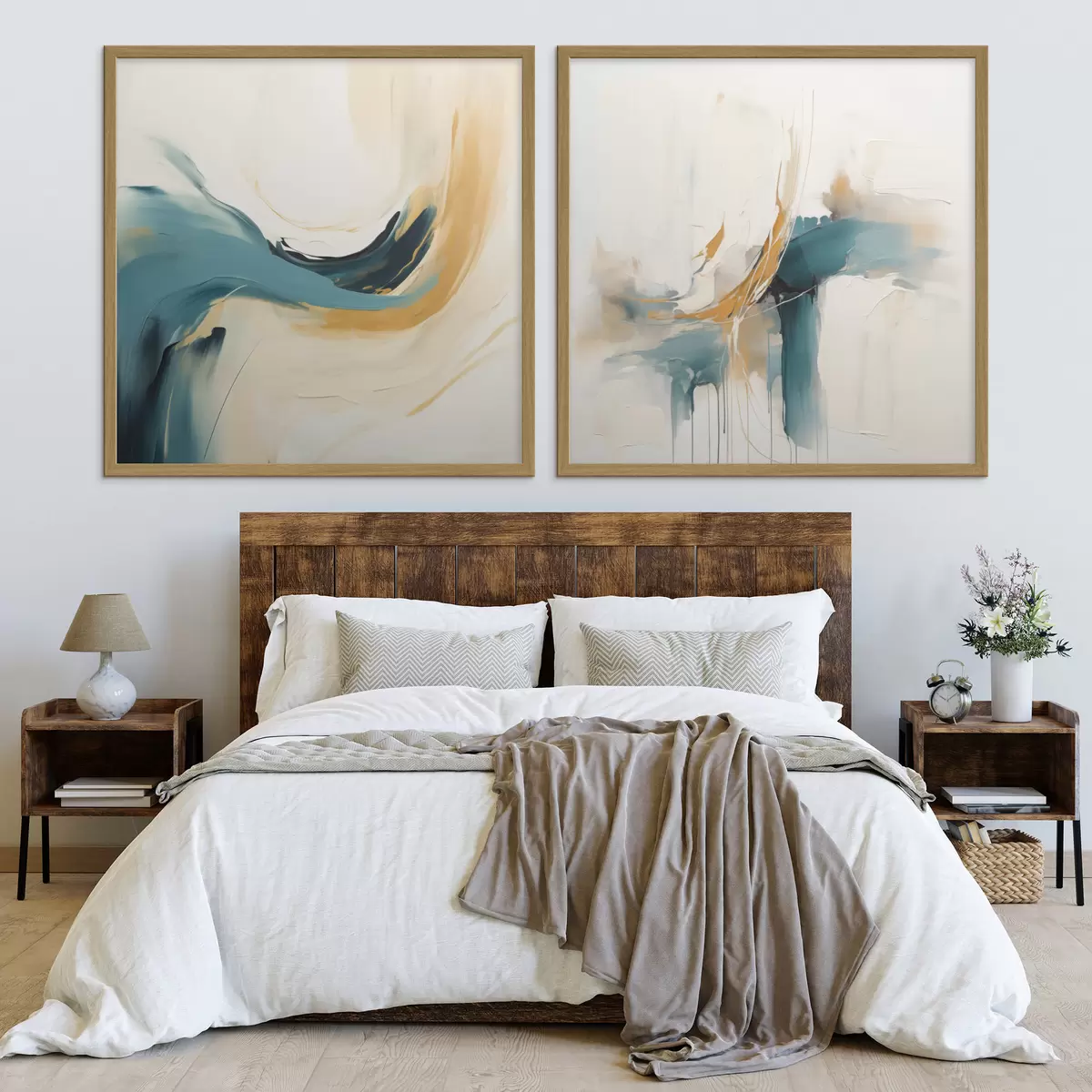 Poster Composizione artistica con movimento cromatico fluido d00989