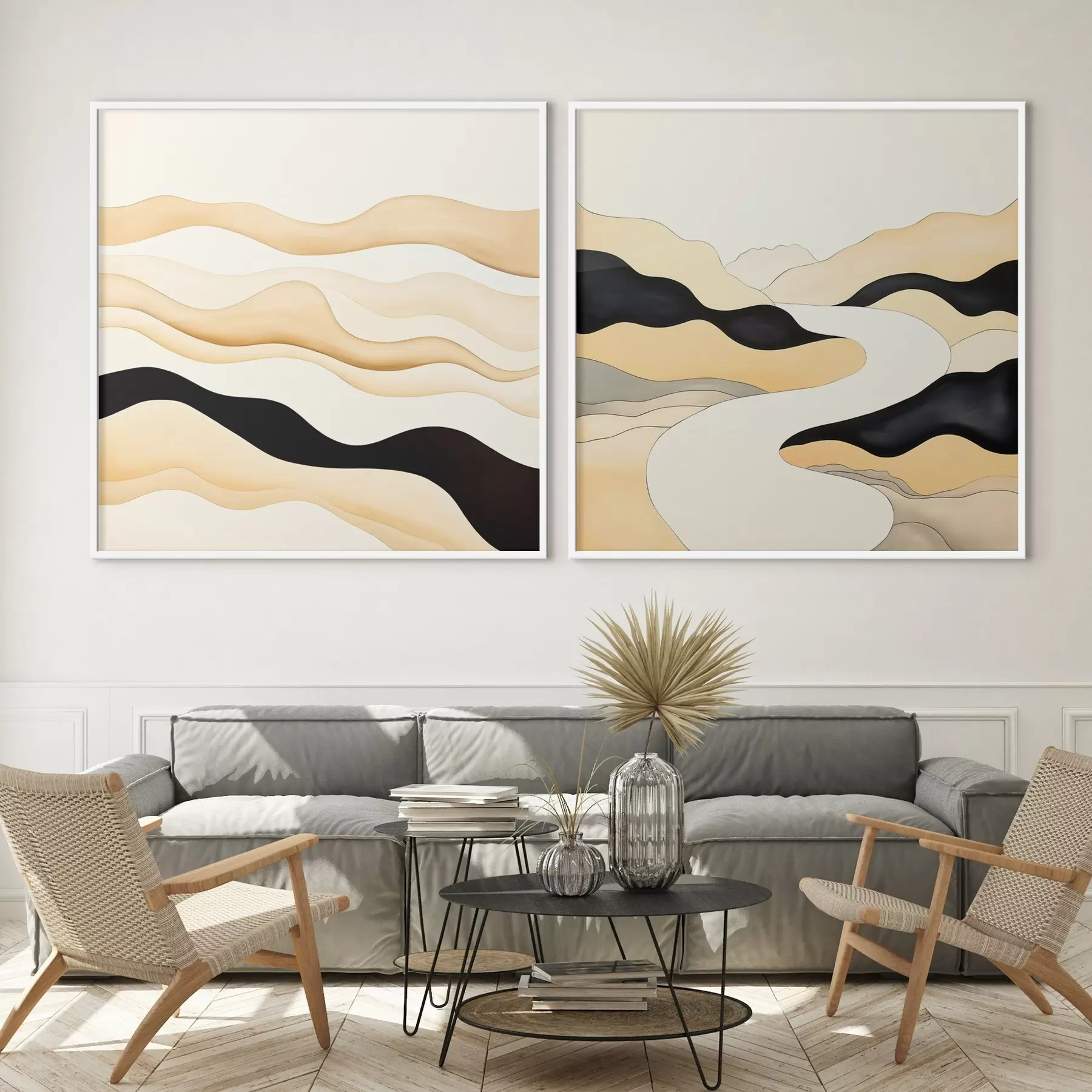 carta da parati Forme astratte ispirate ai ritmi naturali nr. d00992