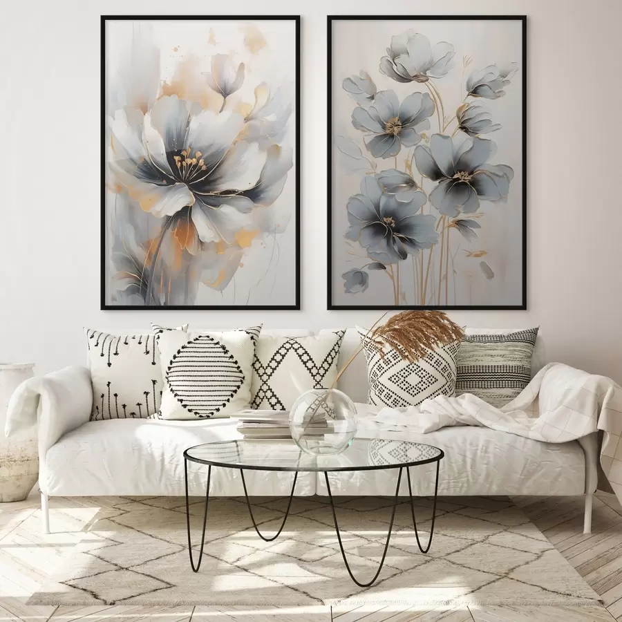 carta da parati Fiori astratti nr. d01043