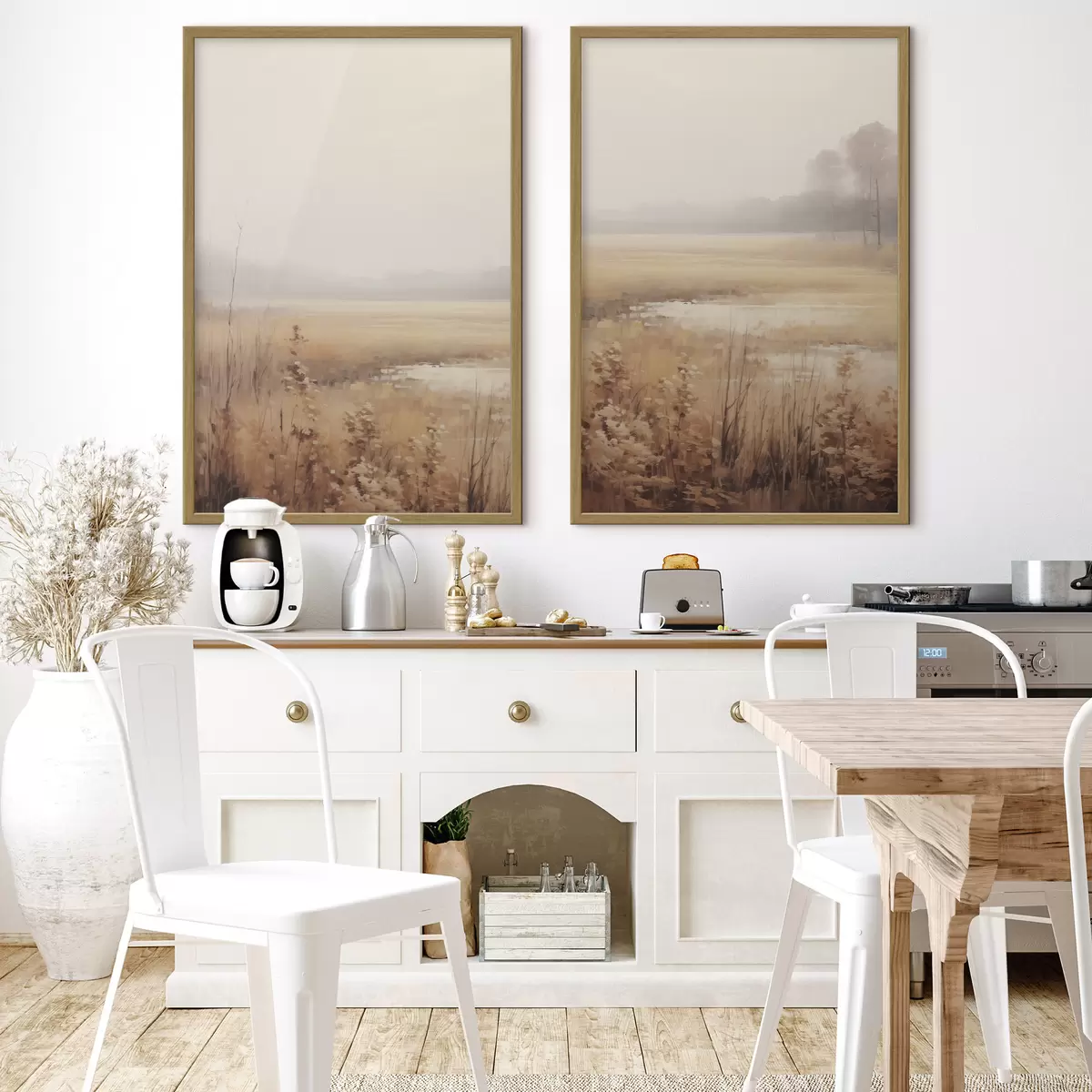 Poster Fiori secchi in un campo d01053