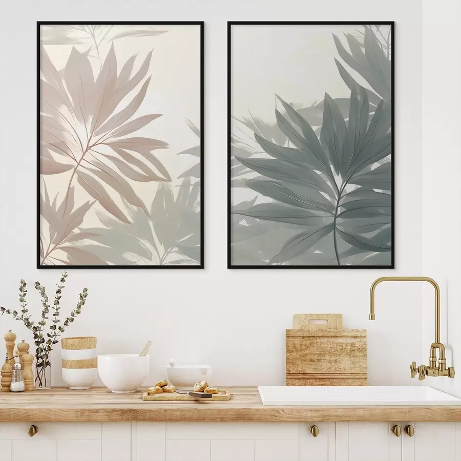 carta da parati Foglie tropicali nr. d01060