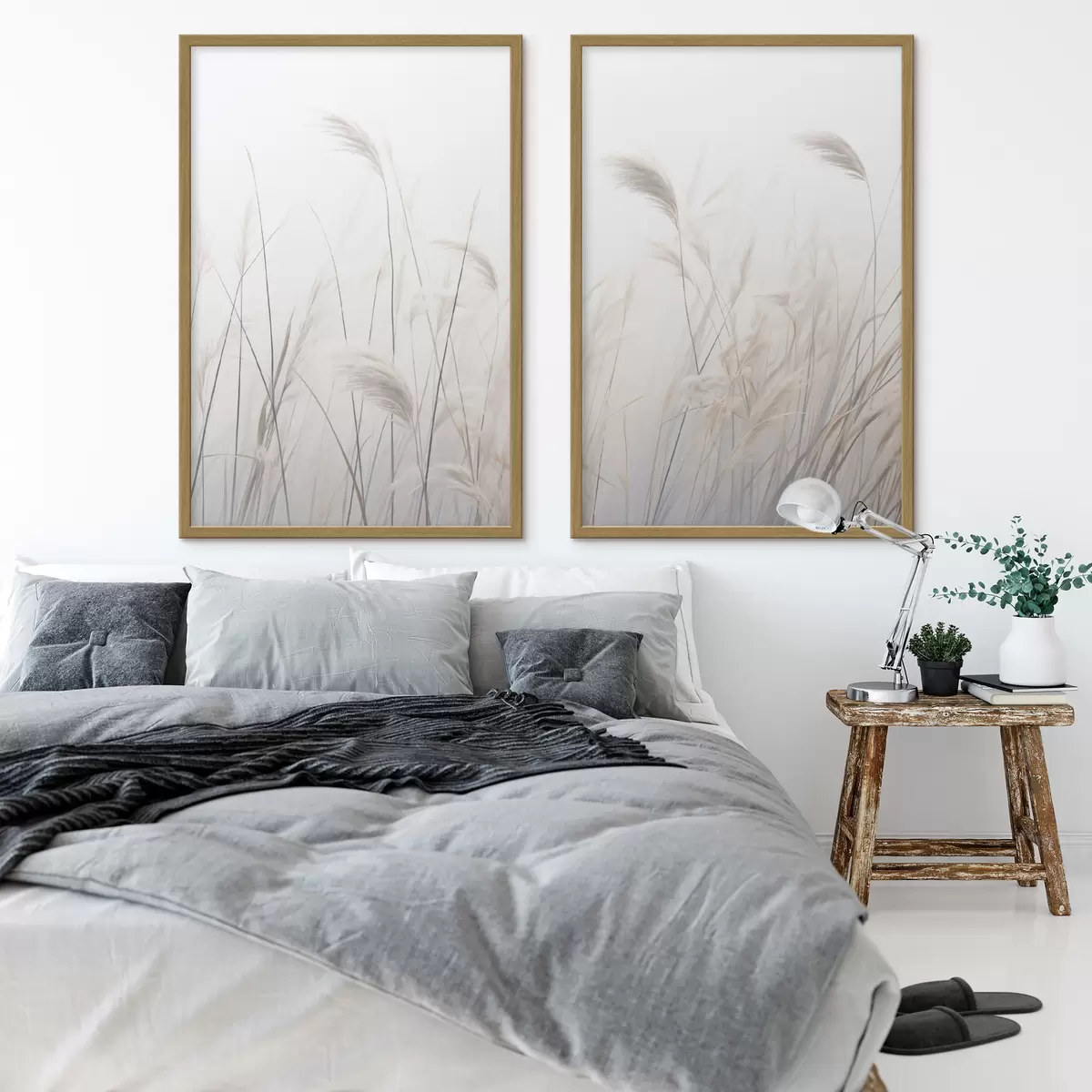 Poster Piante delicate su sfondo chiaro d01065