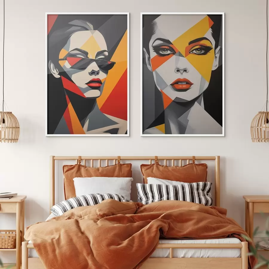 carta da parati Ritratti astratti nr. d01077