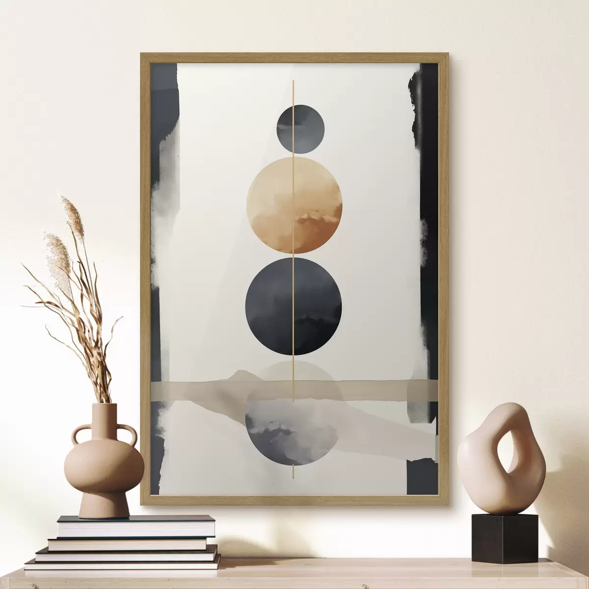 Poster Astrazione con sfere f47101