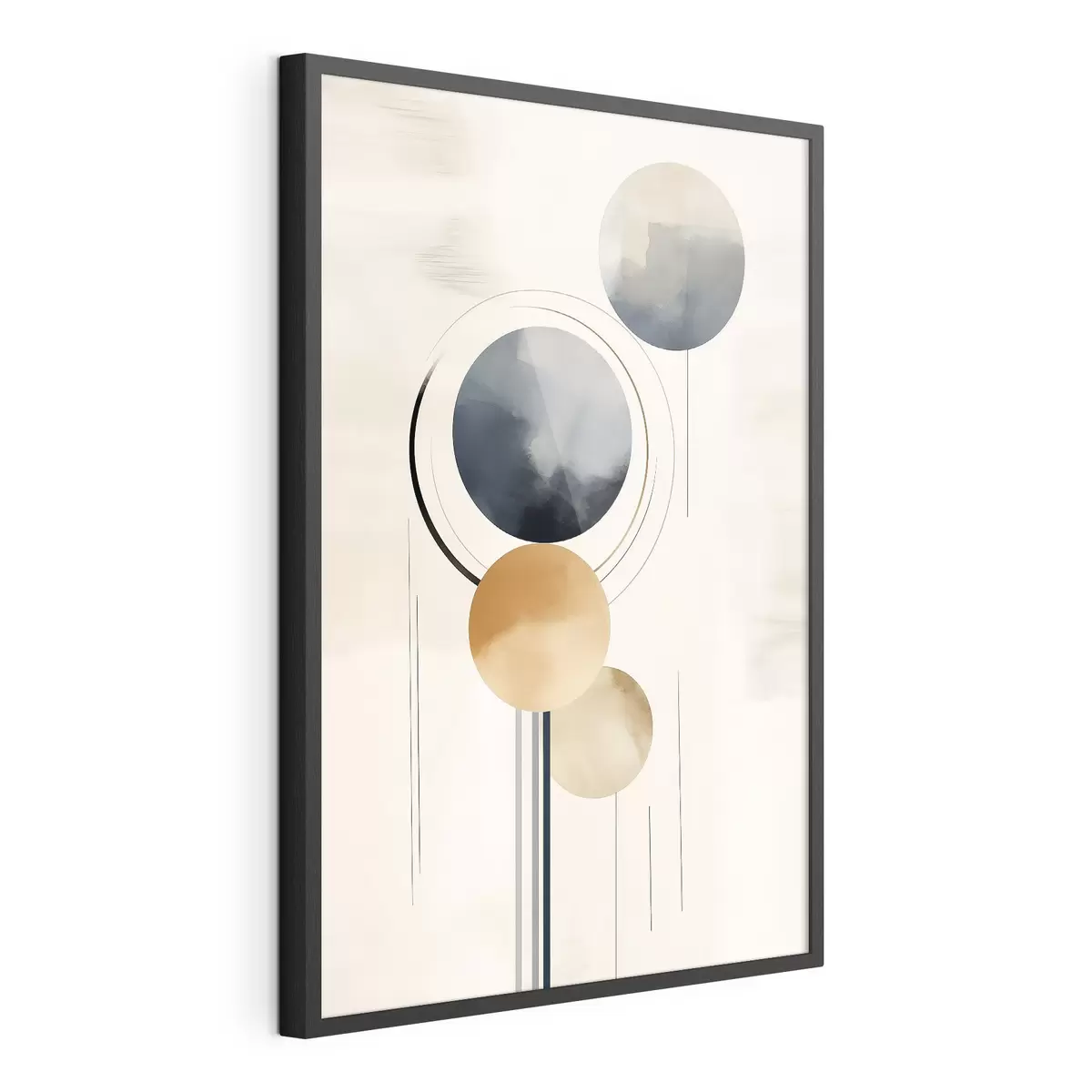 Poster Astrazione con sfere f47100