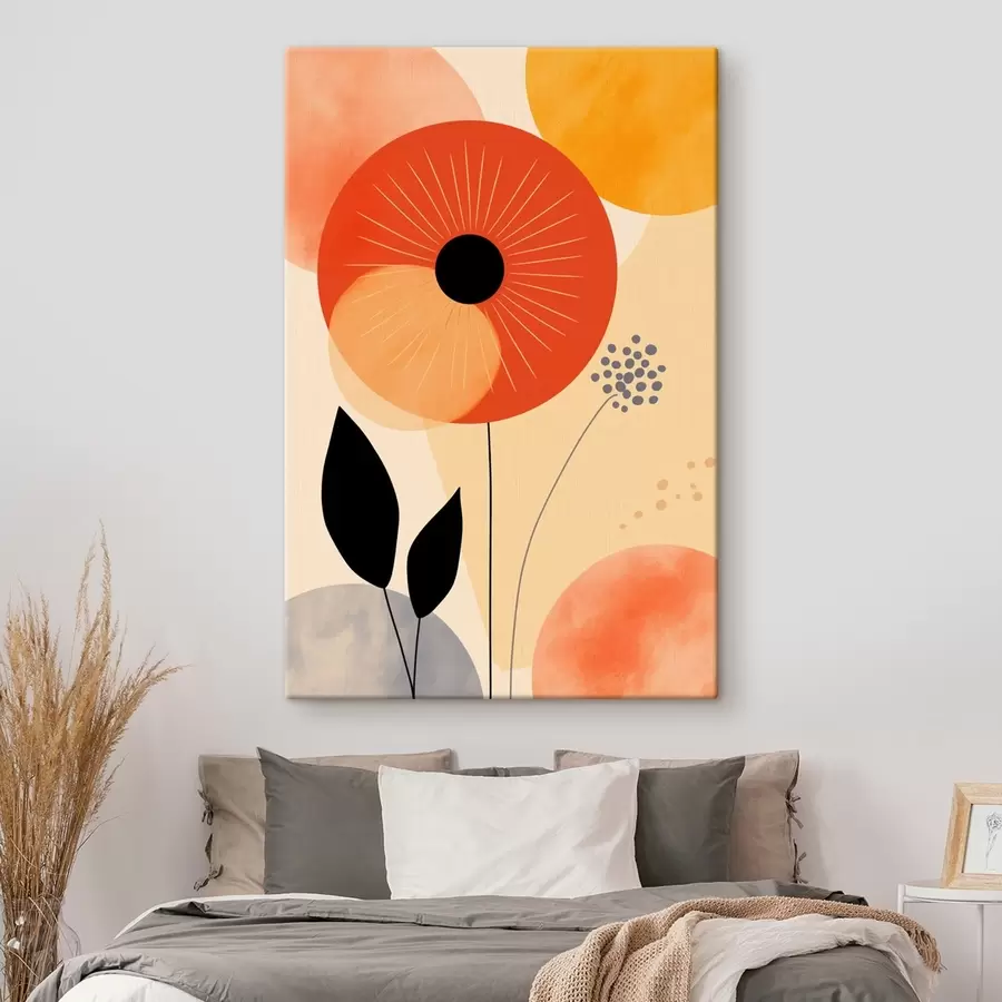 carta da parati Arte floreale decorativa in stile illustrazione digitale nr. s46927