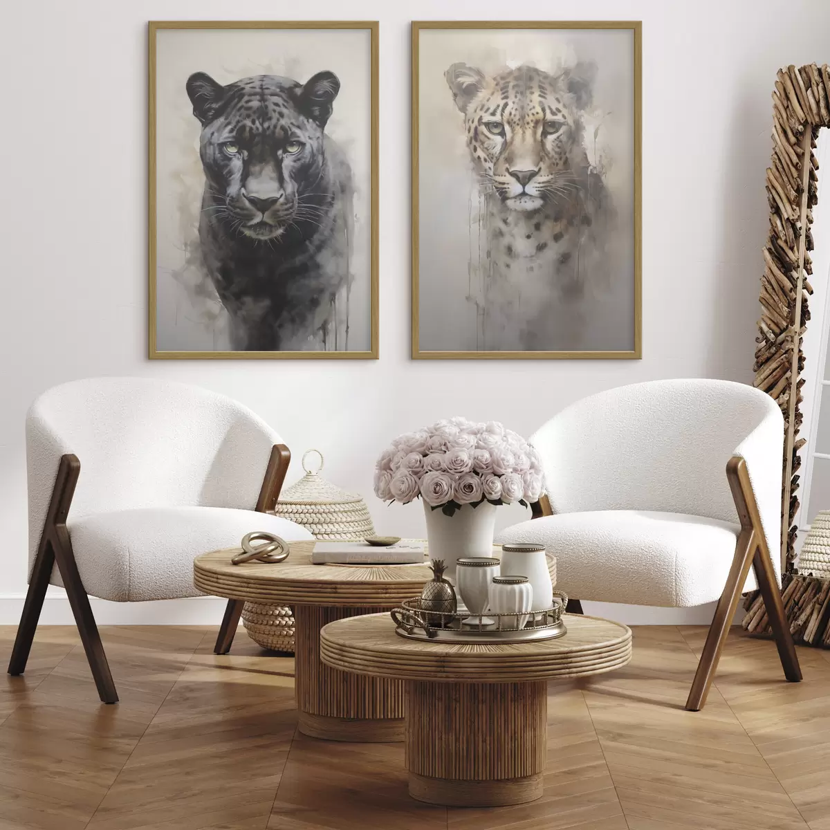 Poster Pantera e leopardo d00931