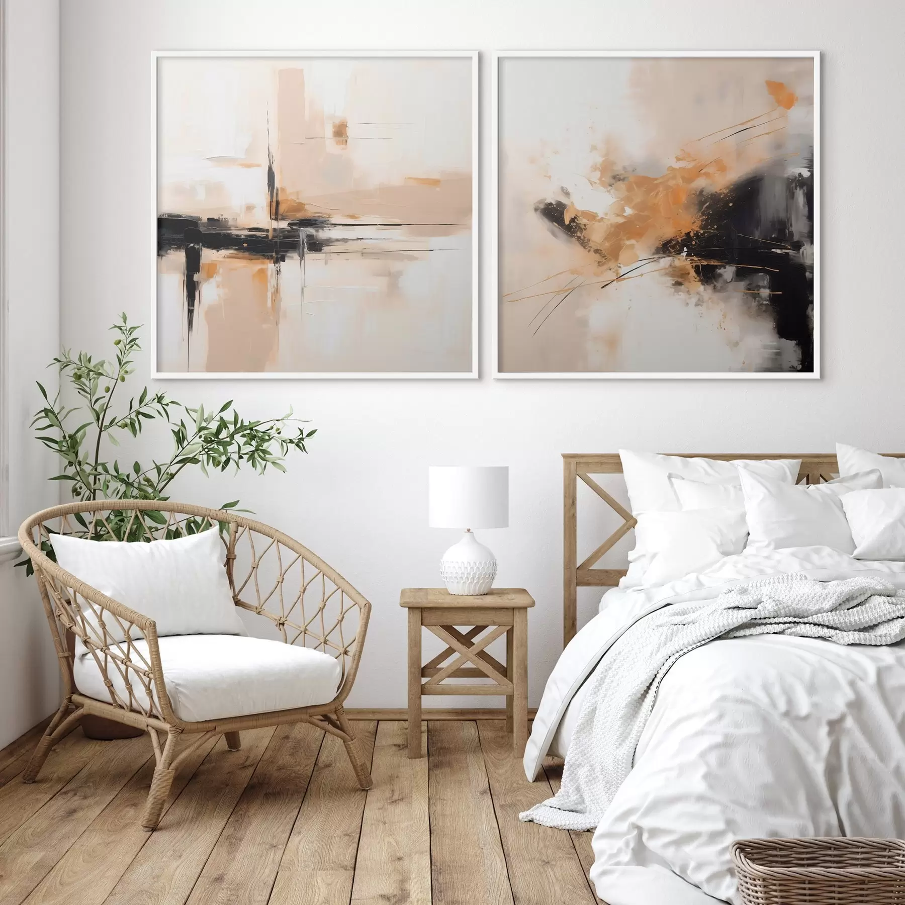 carta da parati Geometria ed espressione nello stile ad olio nr. d00901