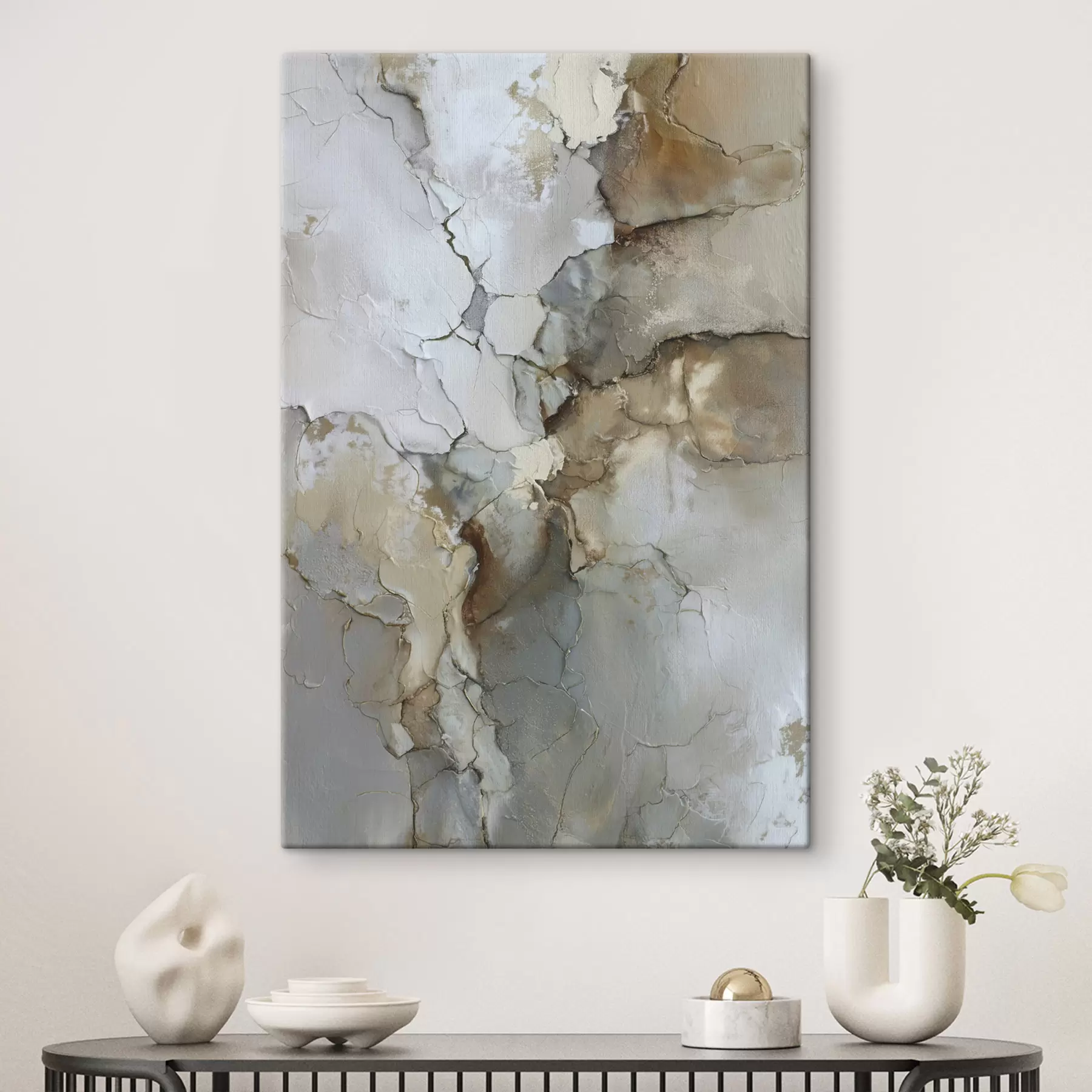 carta da parati imitazione di texture astratta con crepe nr. s47118