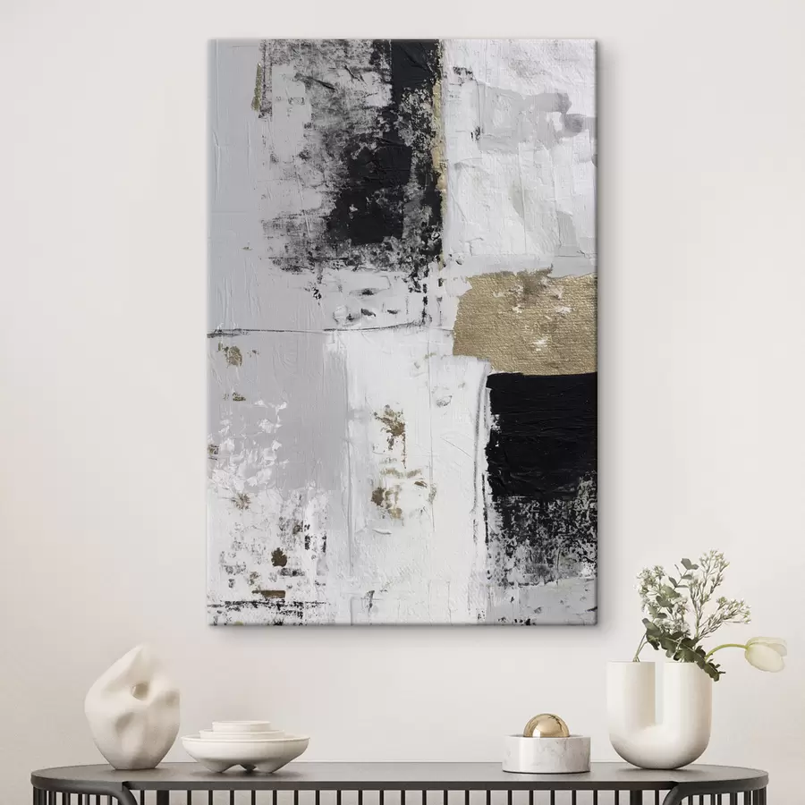 carta da parati astrazione contemporanea in colori contrastanti nr. s47134