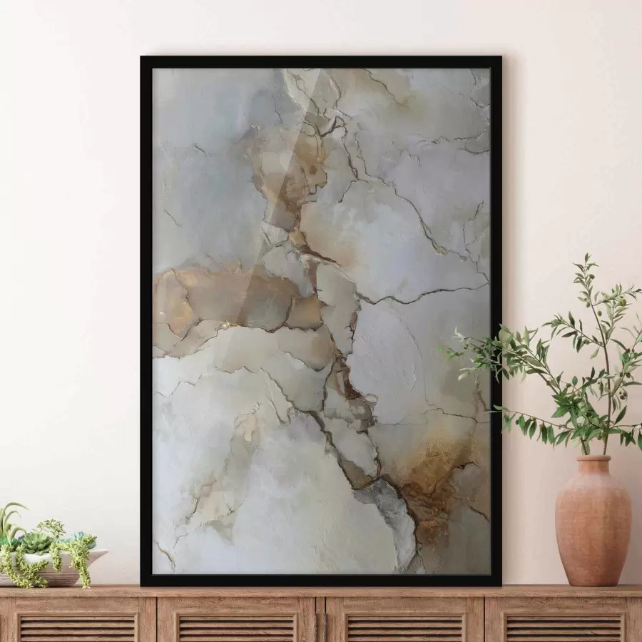 carta da parati imitazione di texture astratta con crepe nr. f47117