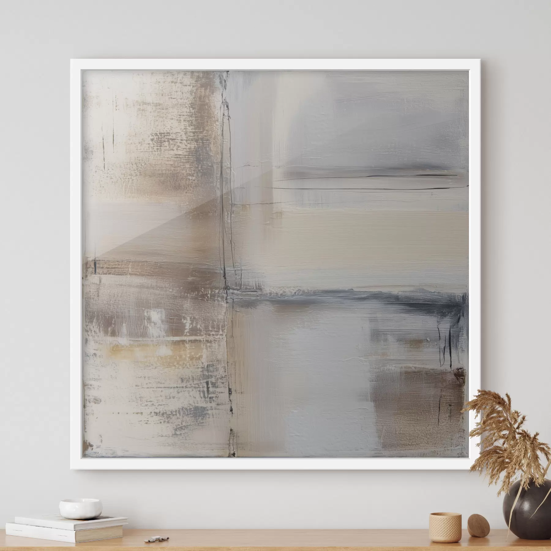 carta da parati astrazione contemporanea in toni tenui nr. f47122