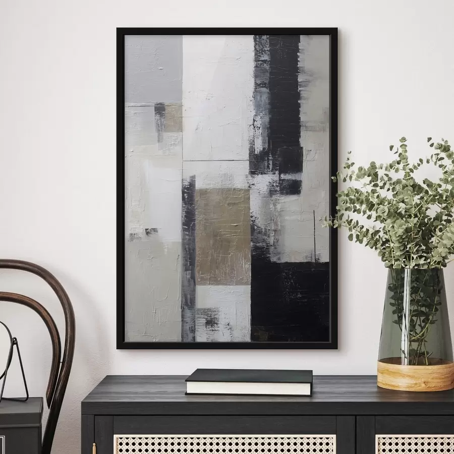 carta da parati astrazione contemporanea in colori contrastanti nr. f47133