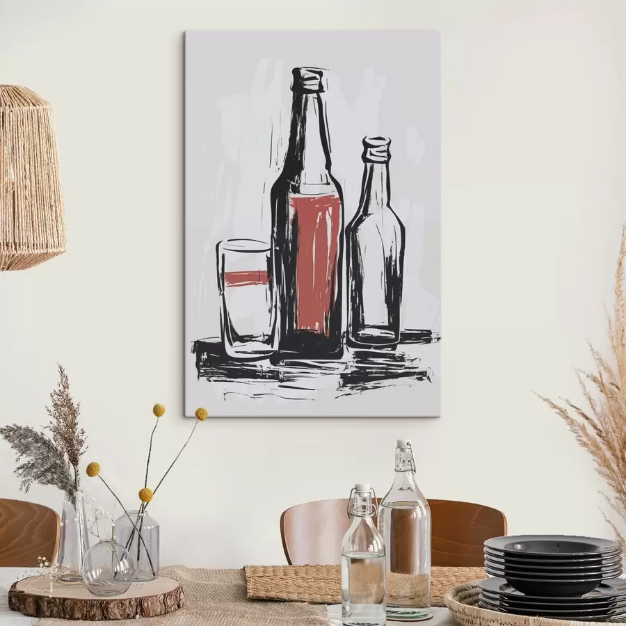 carta da parati Bottiglie e vetro nr. s47493