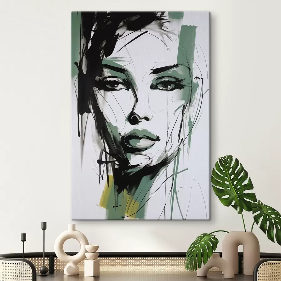 carta da parati Ritratto femminile astratto nr. s47499