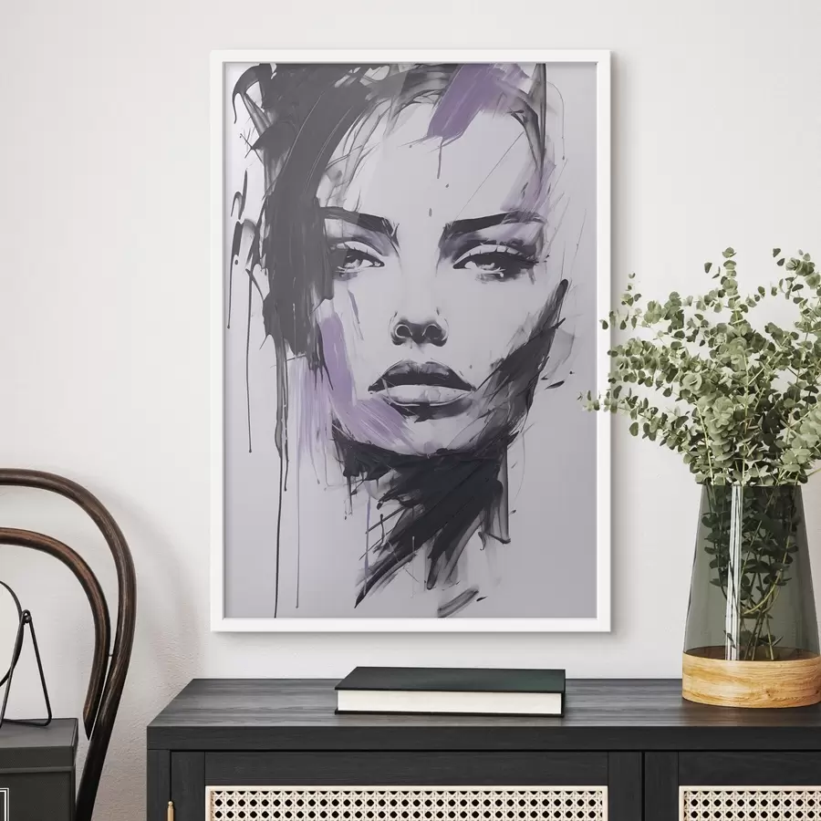 carta da parati Ritratto femminile astratto nr. f47498