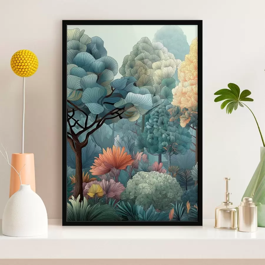 carta da parati Foresta astratta nr. f47105