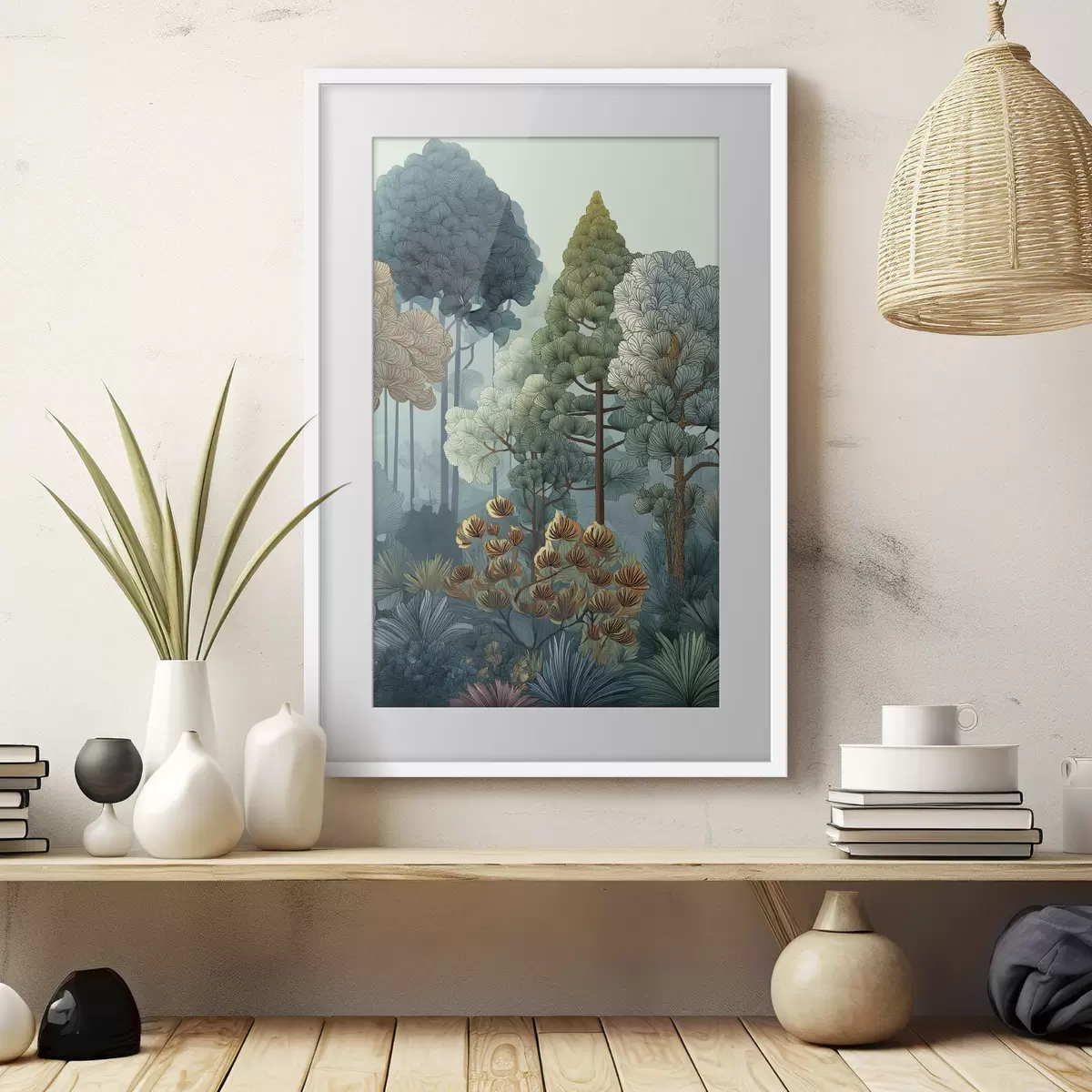 Poster Diversità delle piante nella foresta f47106