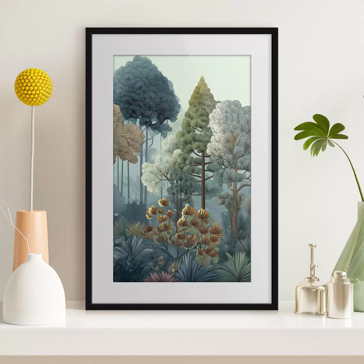 Poster Diversità delle piante nella foresta f47106