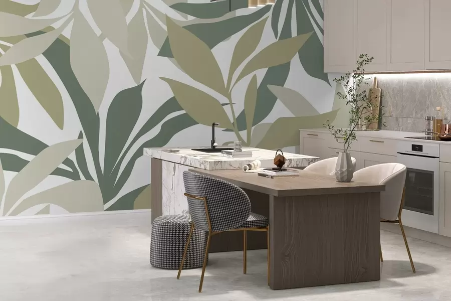 carta da parati Fogliame astratto nr. w05136v1