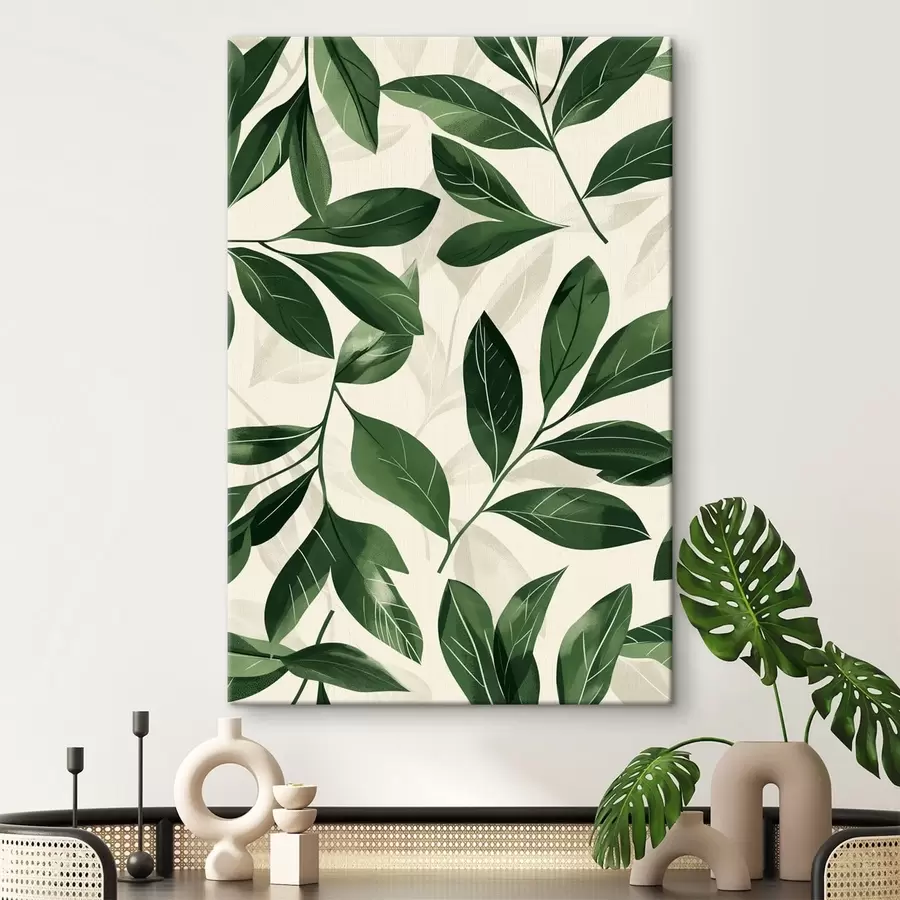 carta da parati Babok e foglie di palma nr. s47457