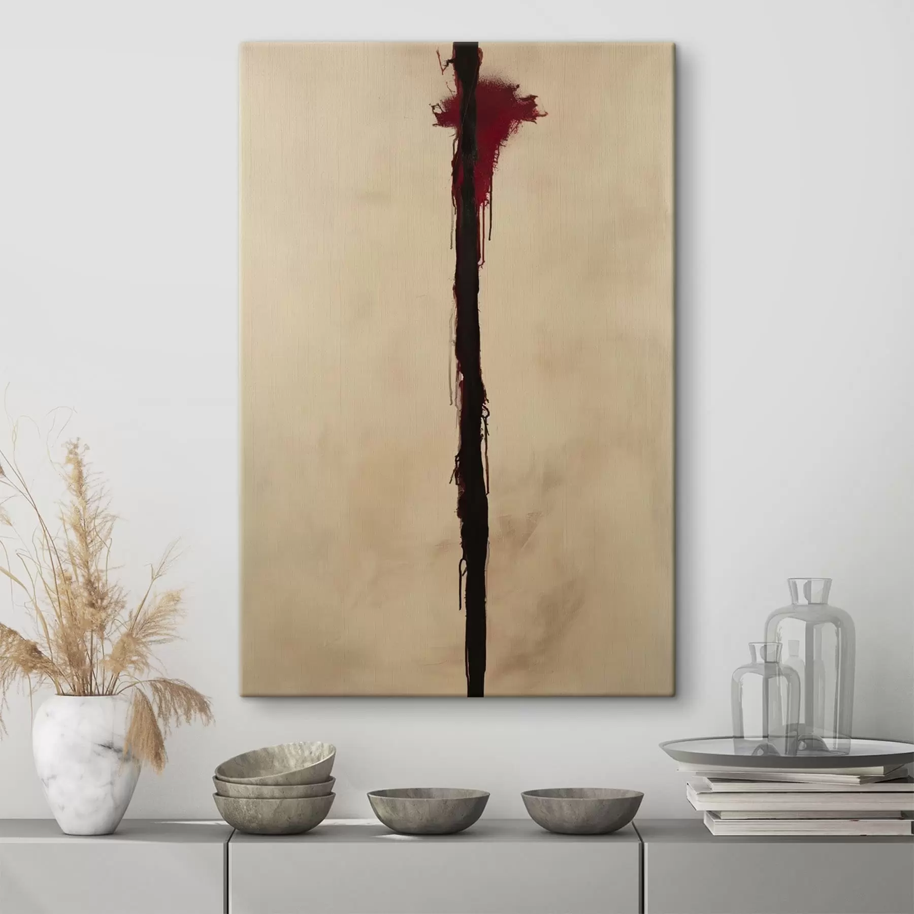 carta da parati Accento rosso nr. s47462