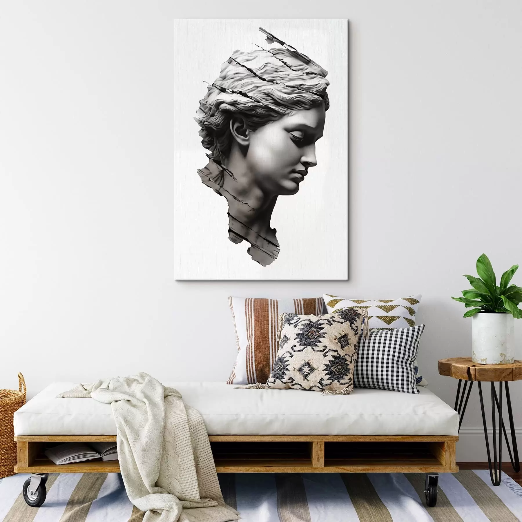 carta da parati Profilo antico di una donna nr. s47475